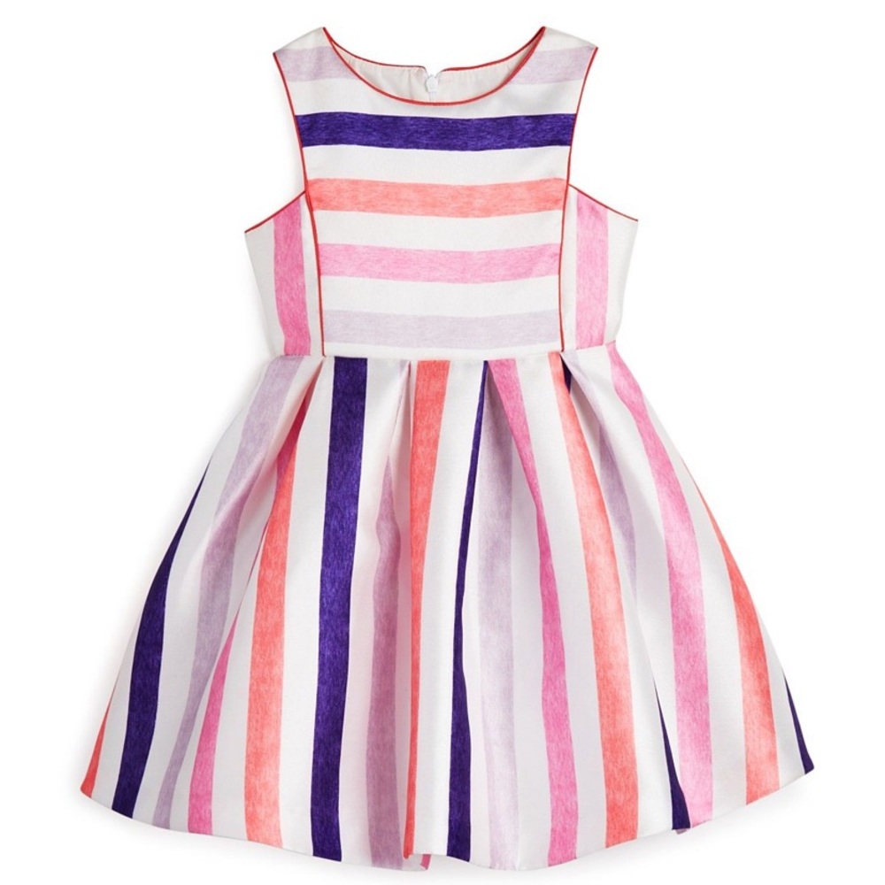Toddler Girl’s Pippa and Julie Striped Dress 24M